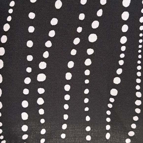 Adrienne Vittadini Striped Tie-Front Blouse Top 1X - Picture 10 of 10